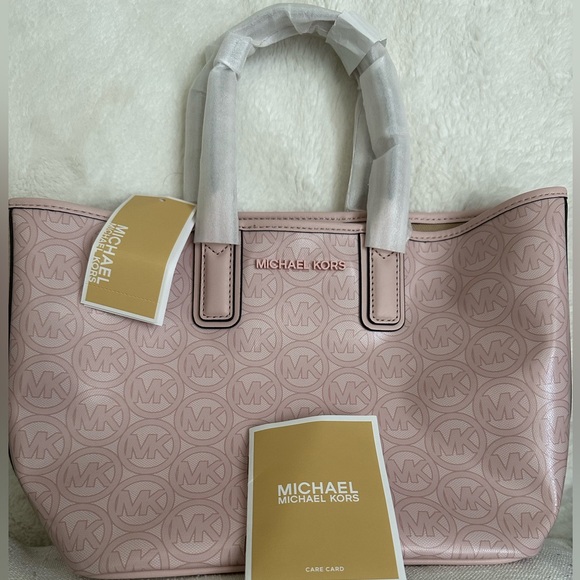 60% OFF ORIGINAL PRICE Michael Kors Jodie Small Logo Jacquard Tote Bag - Picture 1 of 9